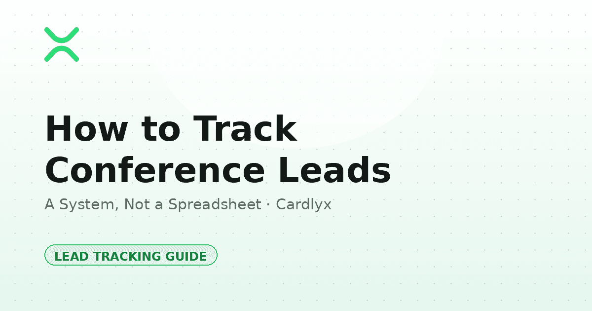 How to Track Conference Leads